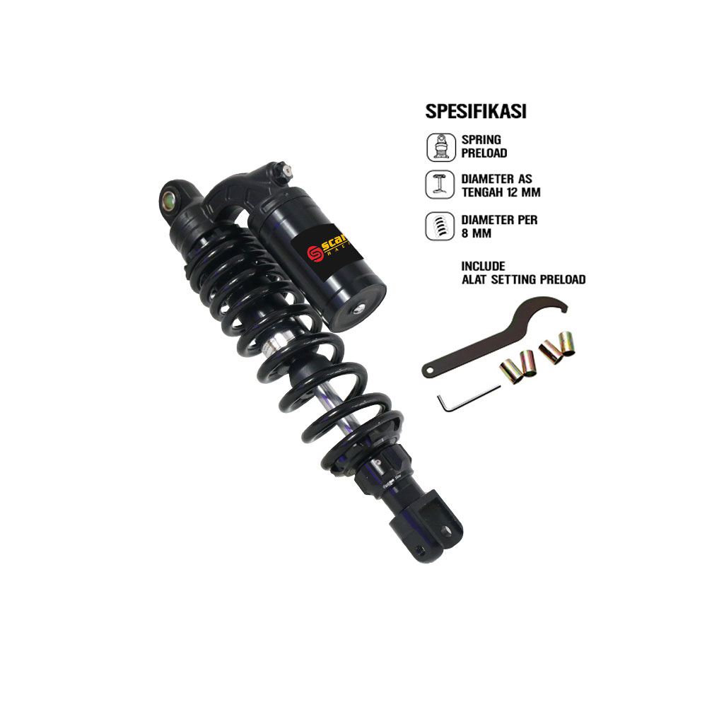 MONO SHOCK TABUNG ATAS 3676 MIOBlack