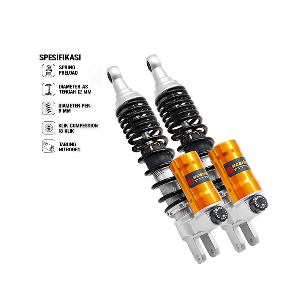SHOCK TABUNG BAWAH ADJUSTER 9002-R N-MAX OLDBlack